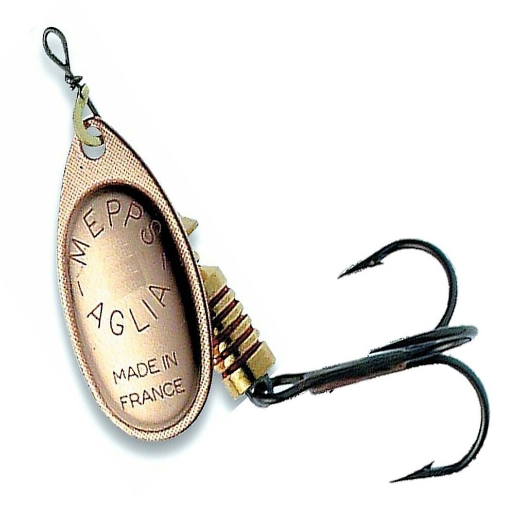 Mepps Lures Aglia Copper Fishing Lure - Size 2, 4.5g