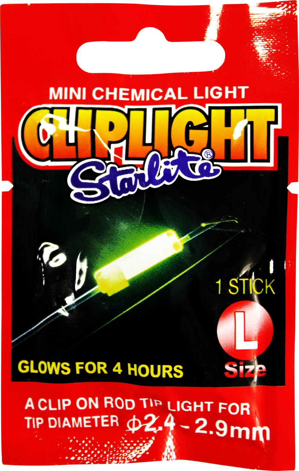 Large Size Starlite Chemical Cliplight-Clip on Fishing Rod Tip