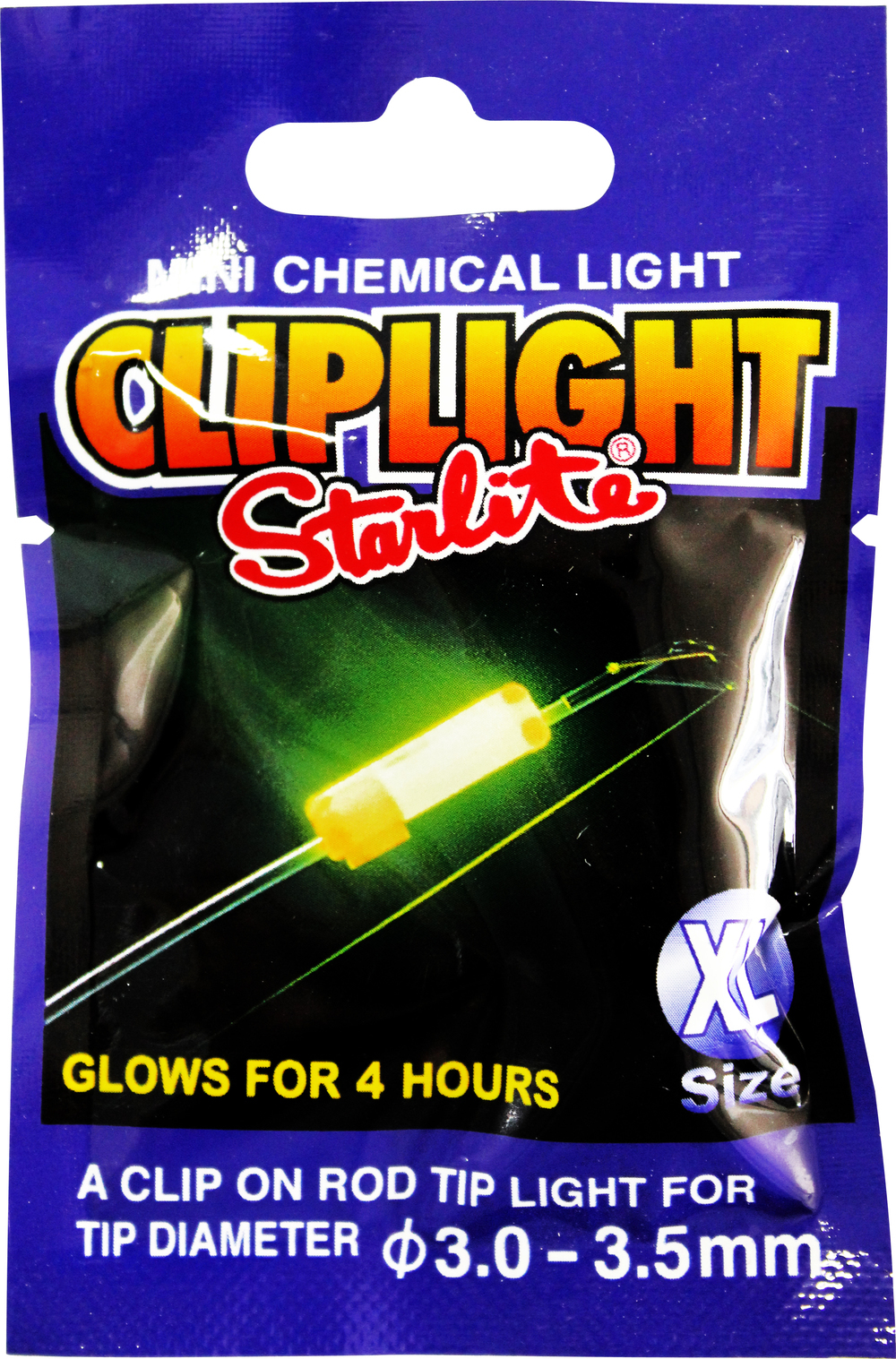 Extra Large Starlite Chemical Cliplight-Clip on Fishing Rod Tip Light-Glow  Stick