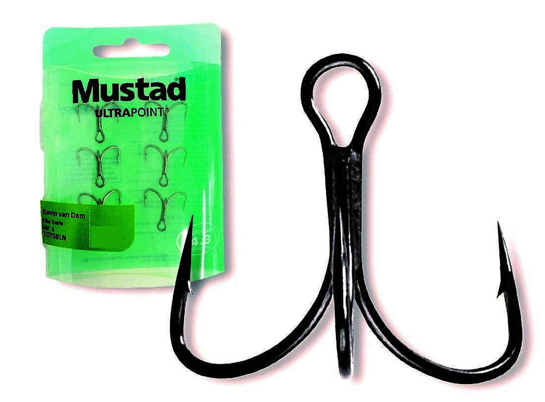 Mustad Tg76bln Size 6 Qty 6 Kevin Van Dam Ultra Point Chemical