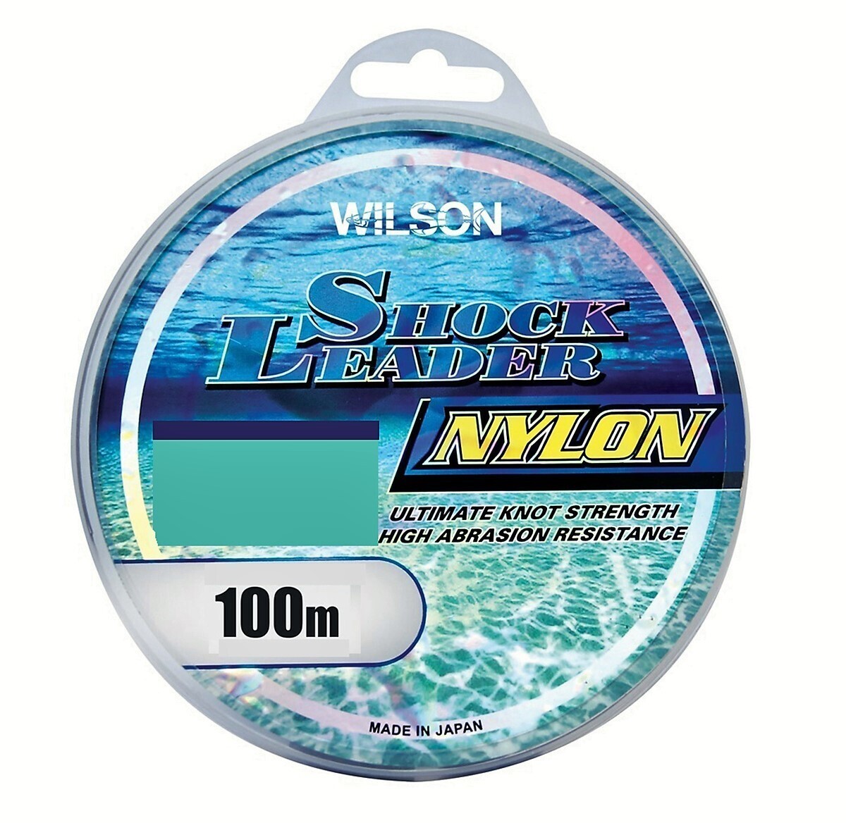 100m Spool of Wilson Nylon Shock Leader - Monofilament Fishing Leader  Material [Breaking Strain: 50l