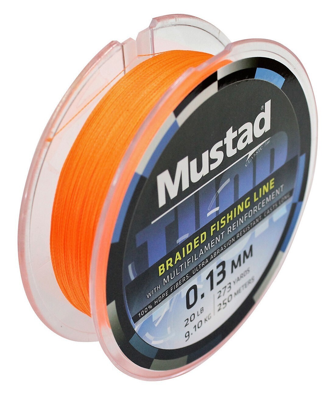 Mustad Thor Braid 250/50lb Hot Orange
