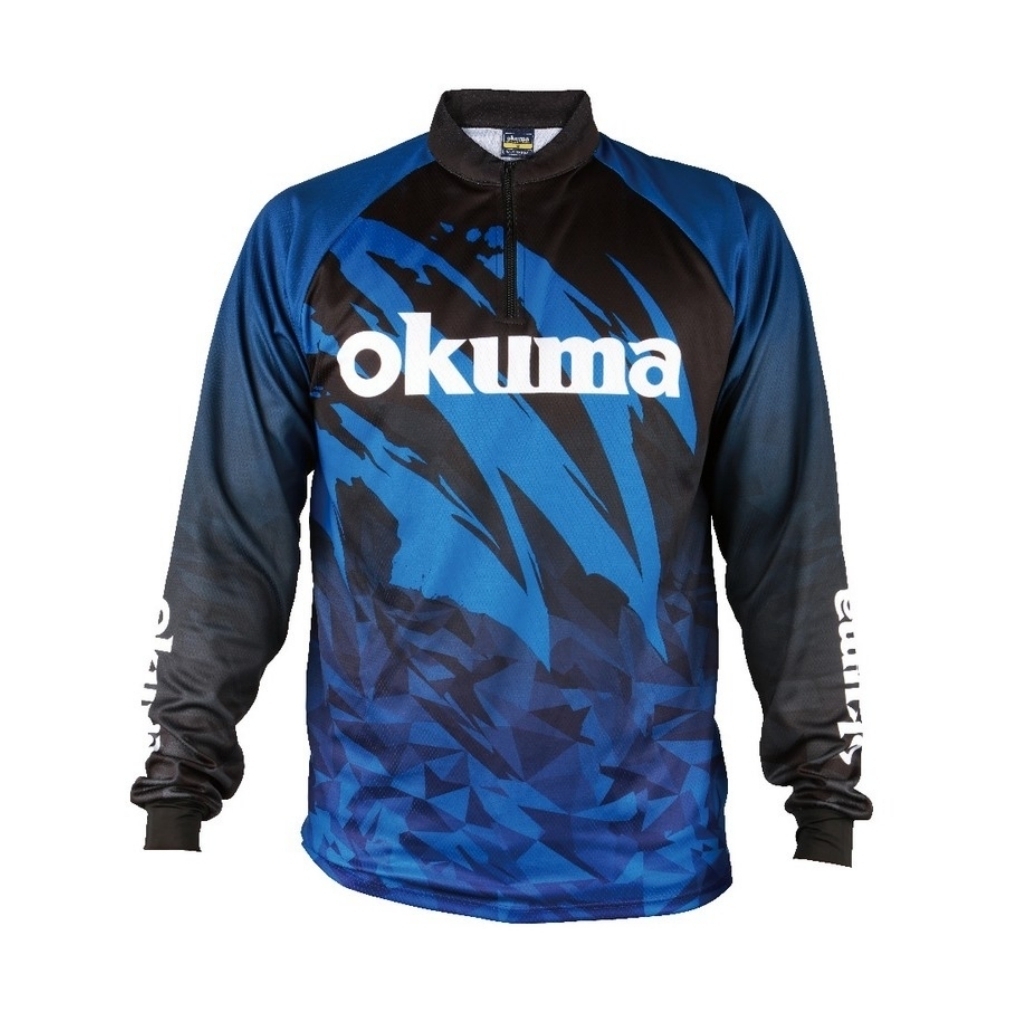 Okuma Tournament Sz XXL Lightweight Quick Dry Long Sleeve Fishing Shirt -  UPF 50+ Fishing Jersey