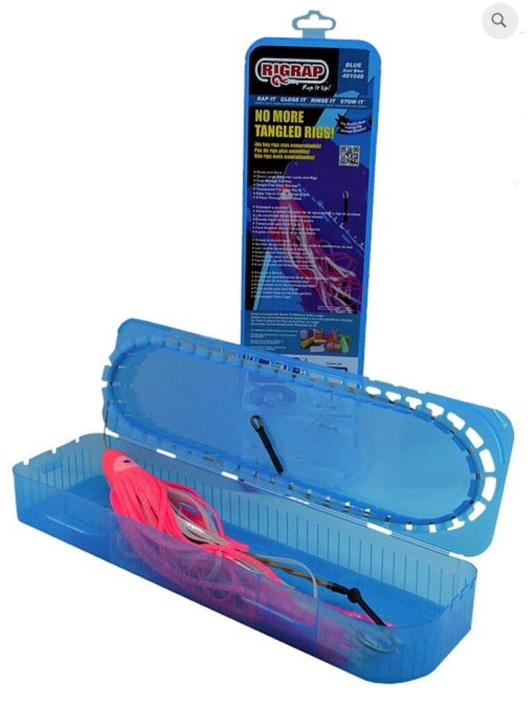 Rigrap 401048 Large Fishing Lure Box - Tangle Free Rig/Lure Storage  Solution