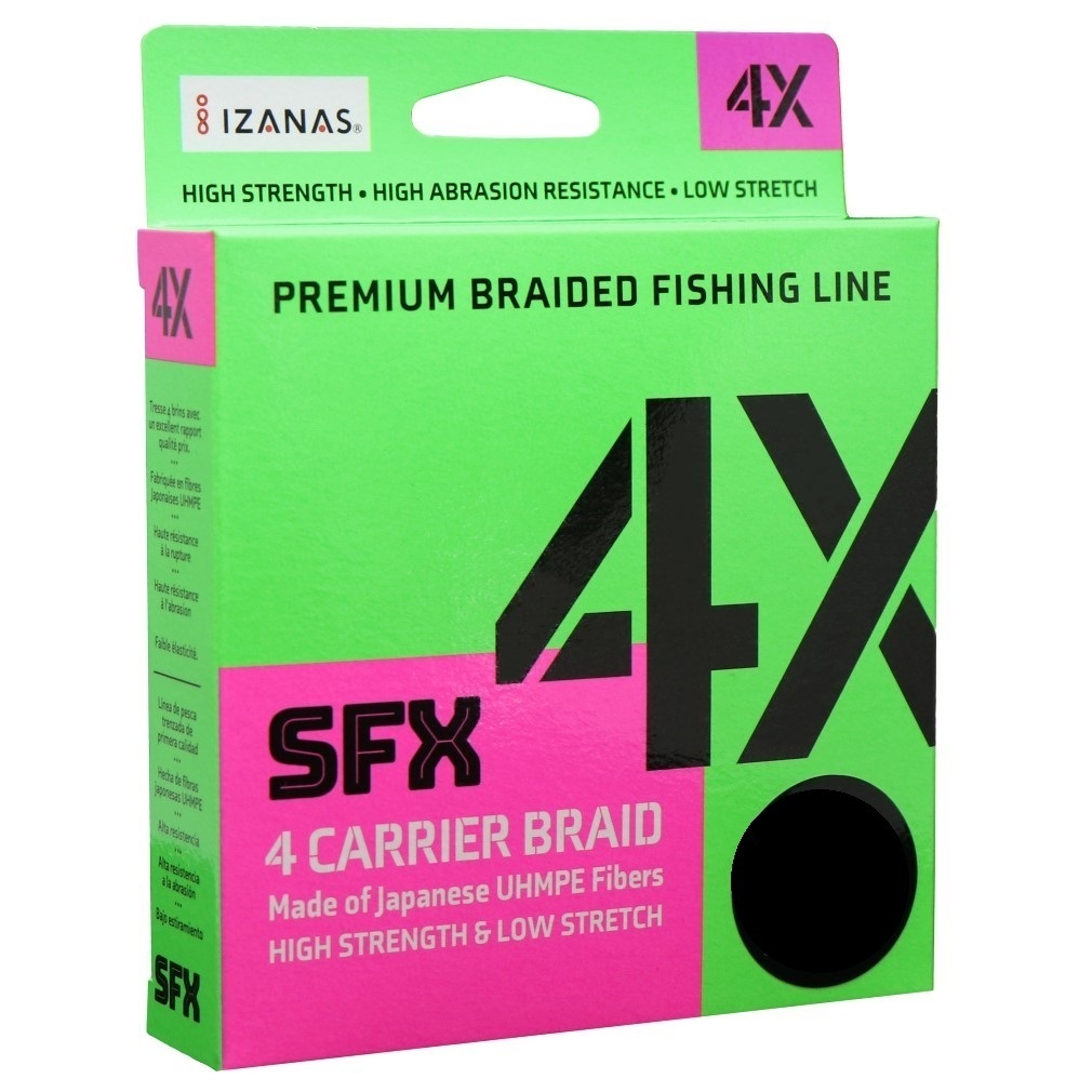 150yd Spool of 10lb Yellow Sufix SFX 4X Premium Braided Fishing Line -4  Carrier Braid