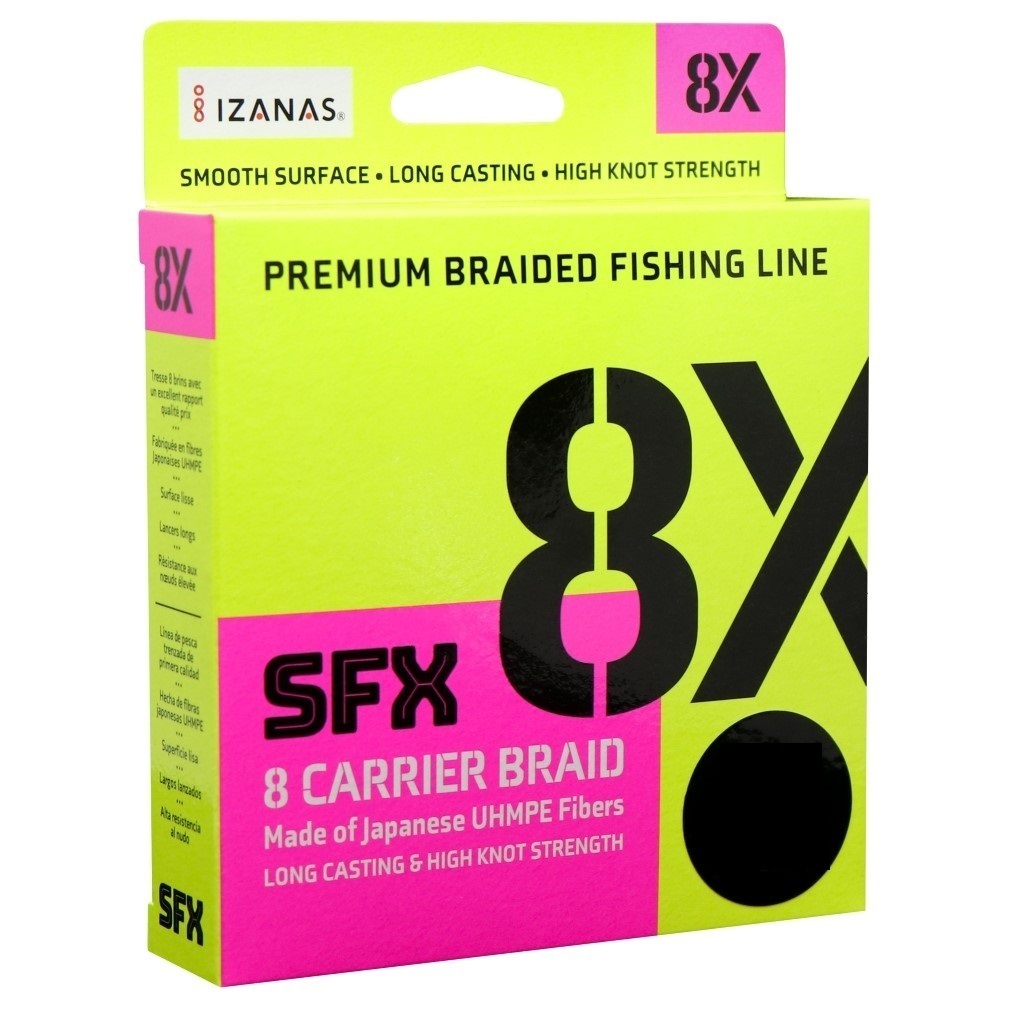 300yd Spool of 20lb Yellow Sufix SFX 8X Premium Braided Fishing Line -8  Carrier Braid