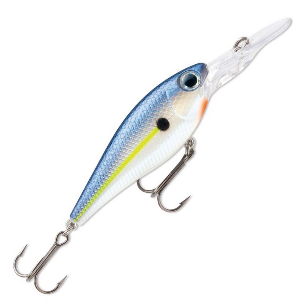 7cm Storm Smash Shad Hard Body Fishing Lure - Hot Blue Shad