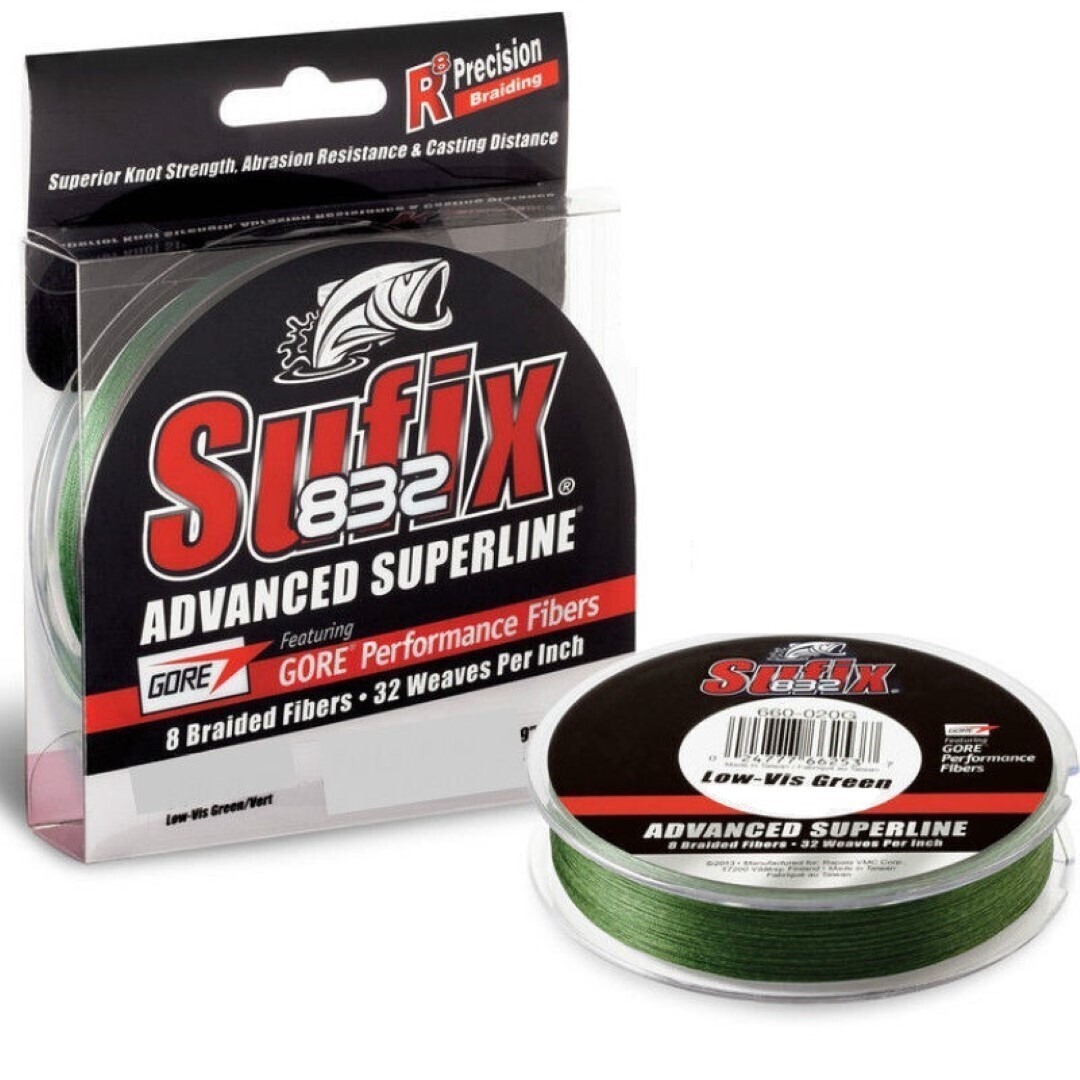 150yd Spool of 80lb Sufix 832 Advanced Superline Braided Fishing