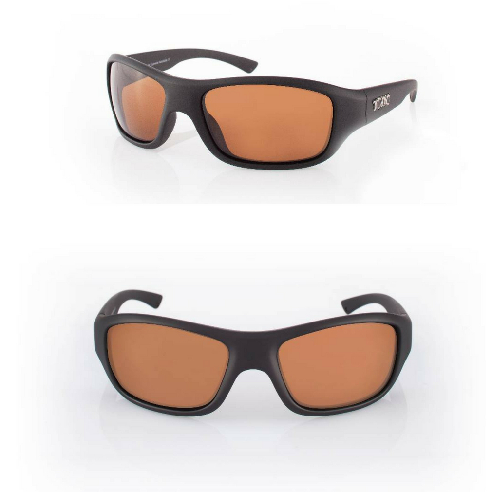 Copper Tonic Evo Photochromic Glass Lense Fishing Sunglasses with Black ...