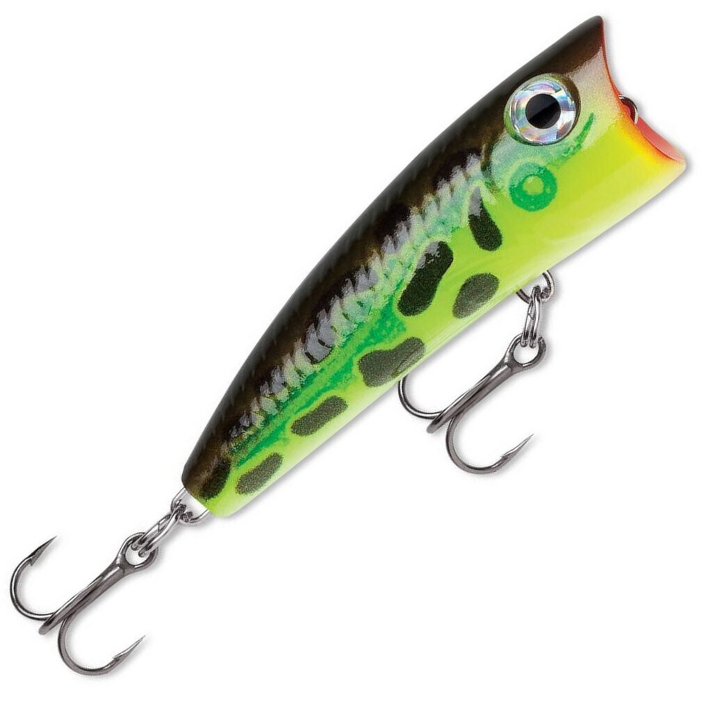 Rapala Ultra Light 4cm Surface Popper Fishing Lure - Lime Frog - 3gm Top  Water Popping Lure