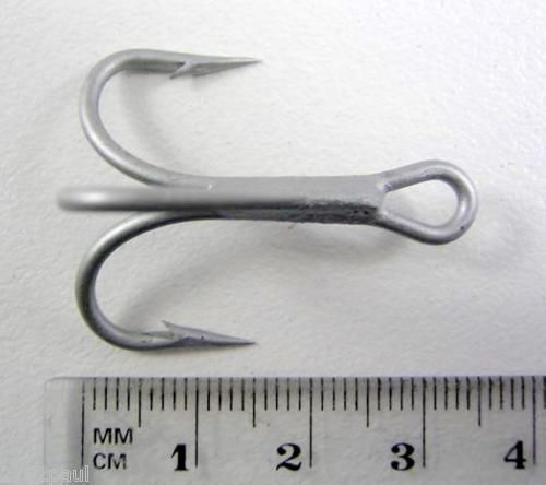 Mustad 7794ds Size 2/0 Qty 25 3x Strong Treble Hooks - Duratin