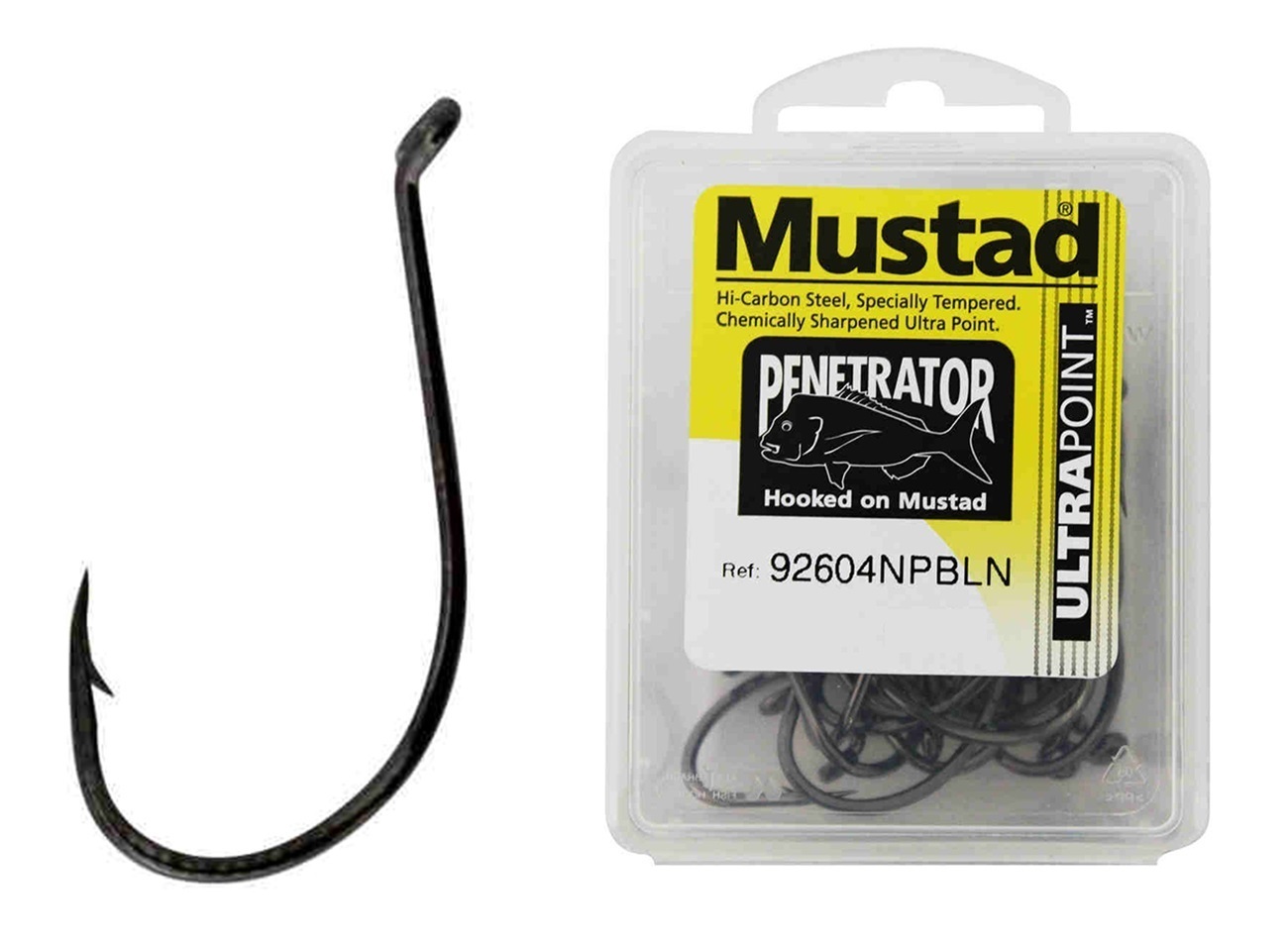 Mustad 92604npbln - Size 7/0 Qty 25 - Penetrator Hooks Chemical Sharp