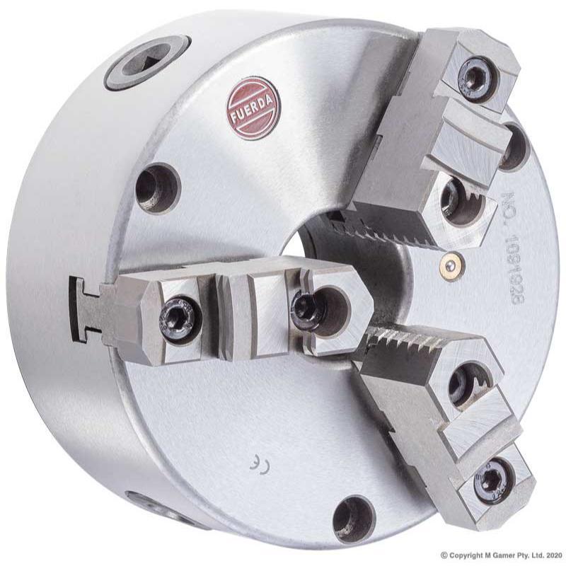 Fuerda 3 Jaw Self Centering Front Mount Lathe Chuck with 2 Fuerda 3 Jaw Self Centering Front Mount Lathe Chuck with 2
