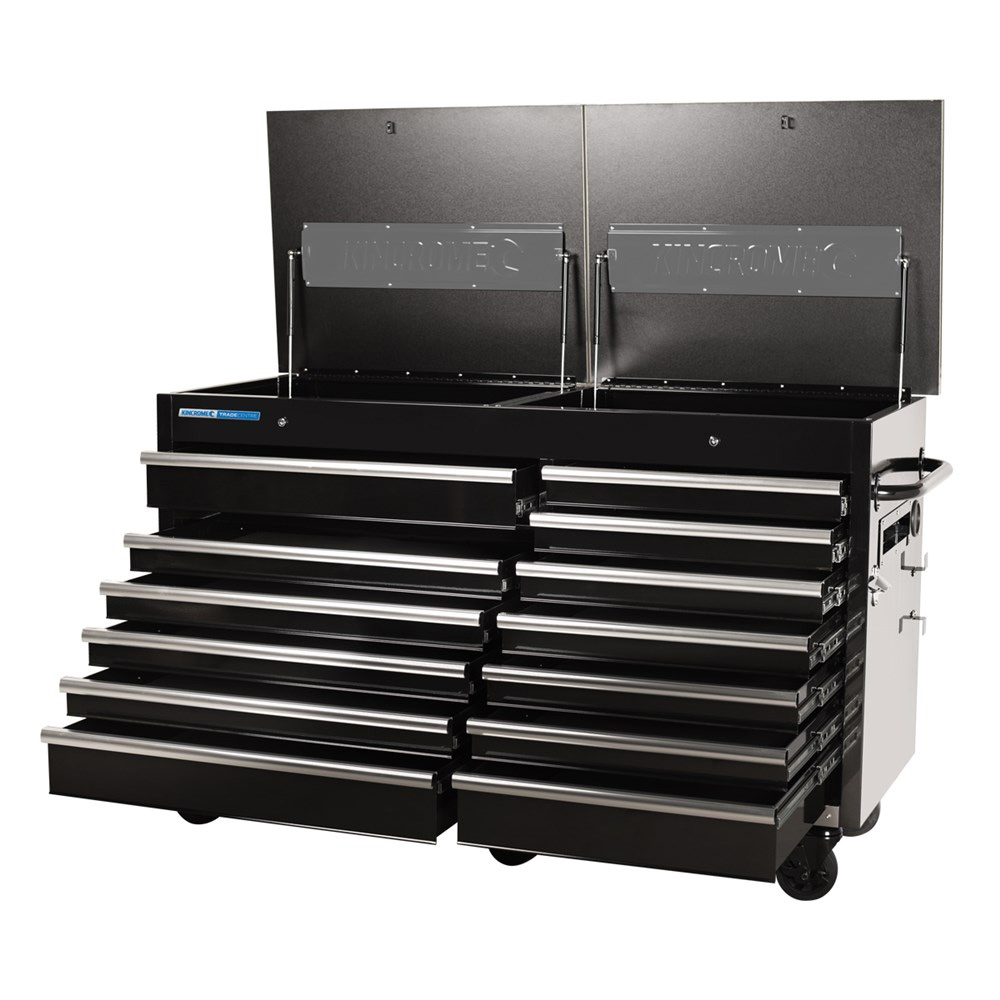 Kincrome 1600mm 13 Drawer Twin Lid Mobile Bench K7371