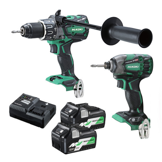 HiKOKI 2 Piece MultiVolt Brushless Combination Pack KC36DBDL HRZ