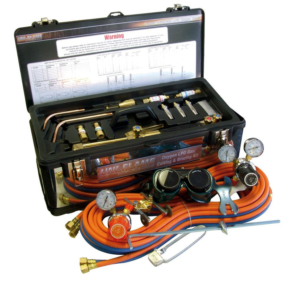 Unimig Deluxe Cutting Welding Kit Oxy LPG Kit KKOXY 2 tools