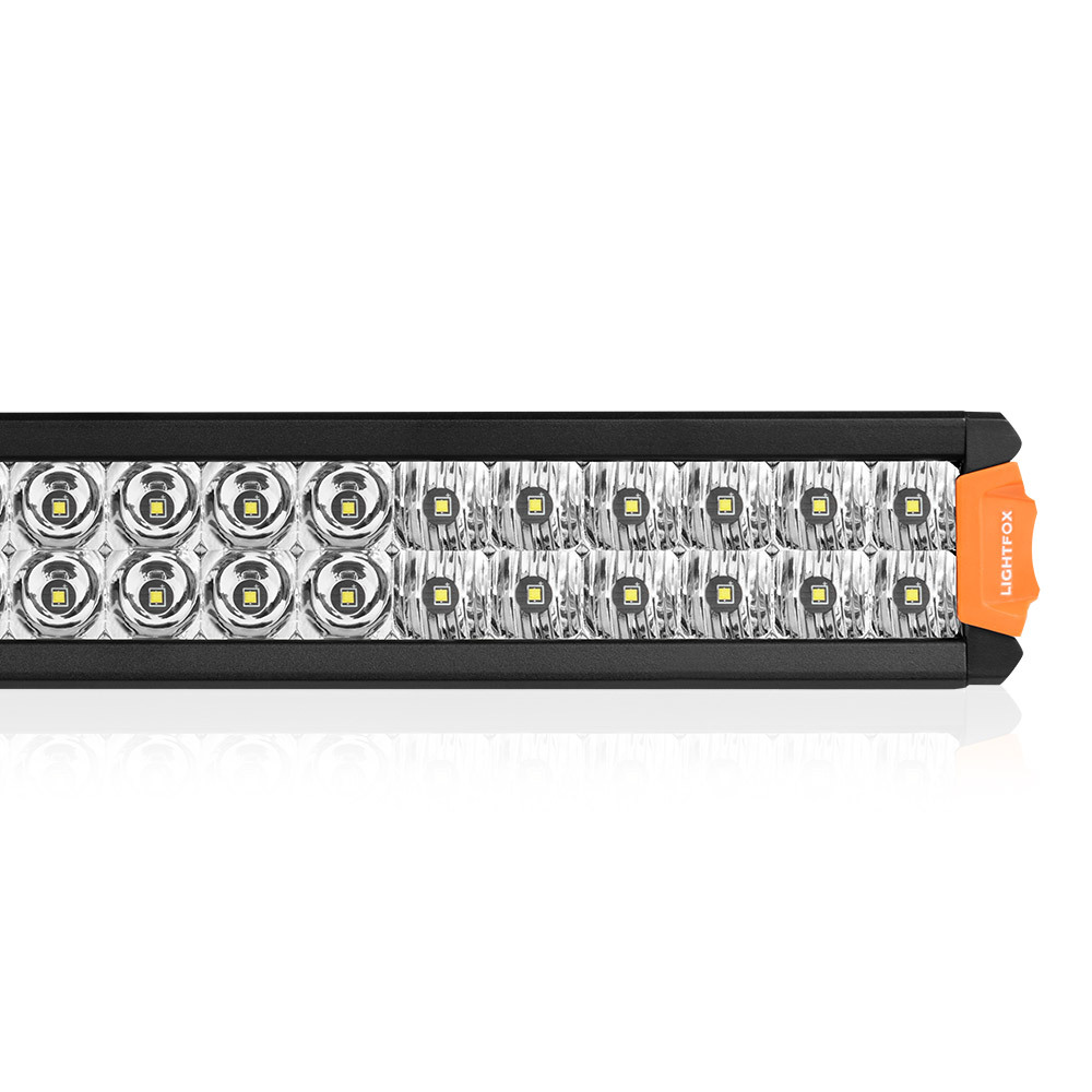 LIGHTFOX 30inch OSRAM LED Light Bar Spot Flood Combo Beam Driving Lamp Offroad 4x4