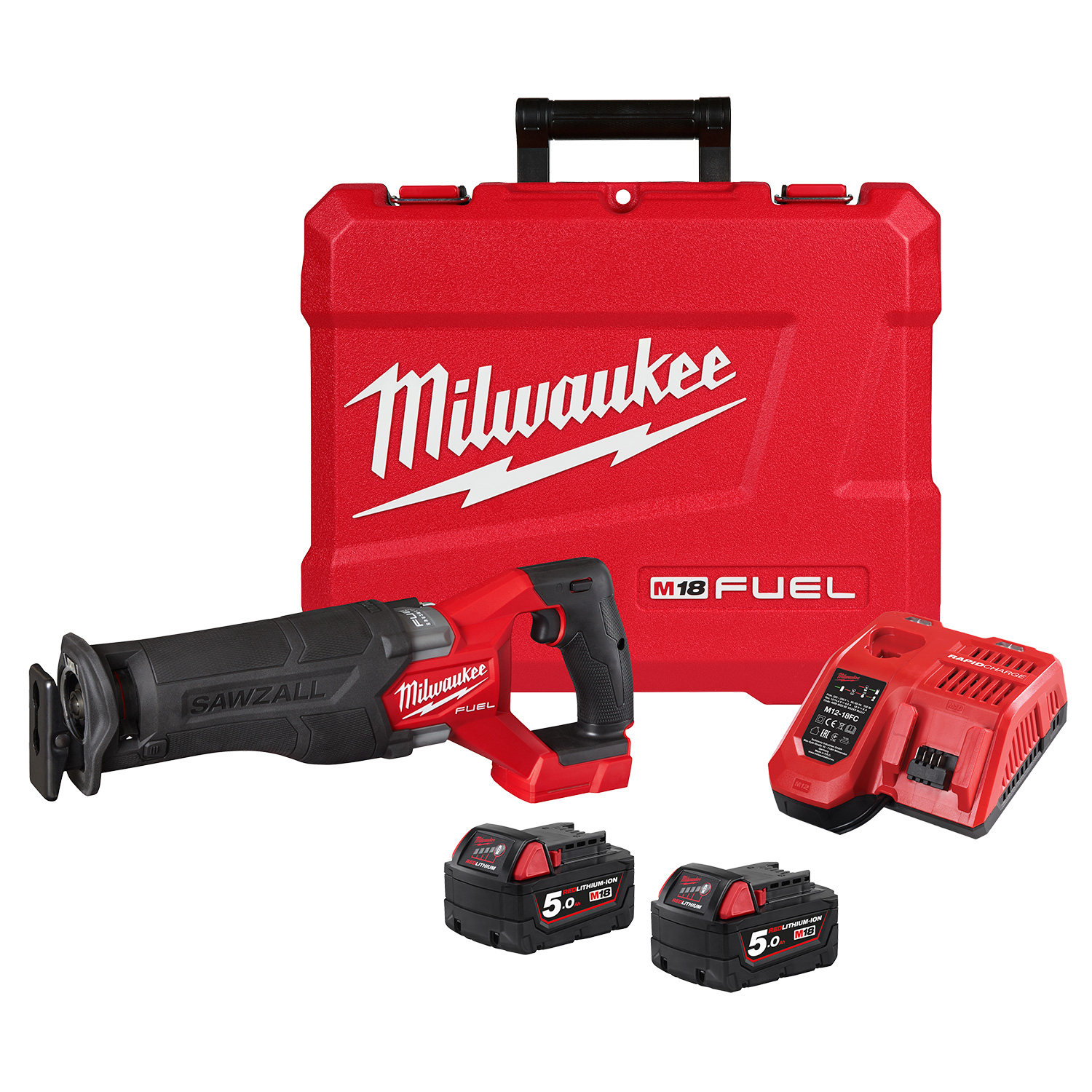 Vervreemden Collectief kennisgeving Milwaukee 18V Fuel Brushless Sawzall Reciprocating Saw 5.0ah Set  M18CSX2-502C | tools.com