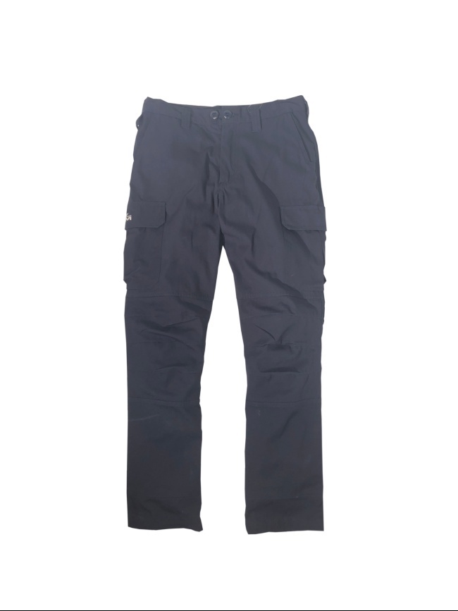 KM Workwear Cotton Drill Cargo Pants Navy Size: 72R/S
