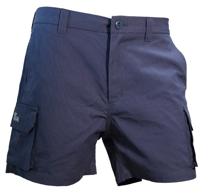 KM Workwear Cargo Shorts Navy Size: 77cm