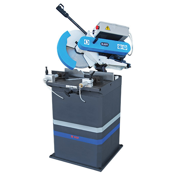MACC 400mm 240V 1ph 3000rpm Non Ferrous Cutting Saw On Stand With Pneumatic Vice & Coolant Spray MC-TA400P-1
