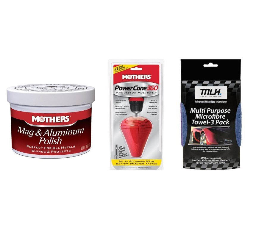 Mothers Metal Polishing Kit Bundle