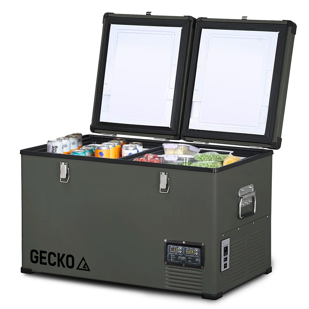 GECKO 75L Dual Zone Portable Fridge / Freezer, SECOP Compressor