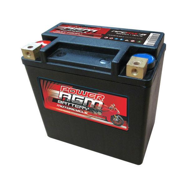 Power AGM 12V 12AH 300CCAs Motorcycle Battery