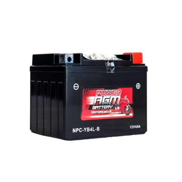 Power AGM 12V 4AH 100CCAs Motorcycle Battery