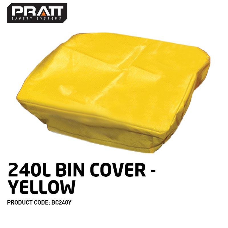 240l Bin Cover Yellow