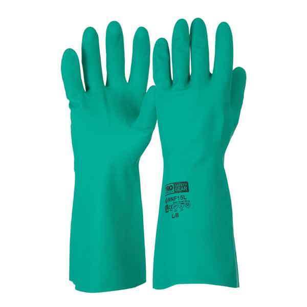 Green Nitrile Gloves Small (6)