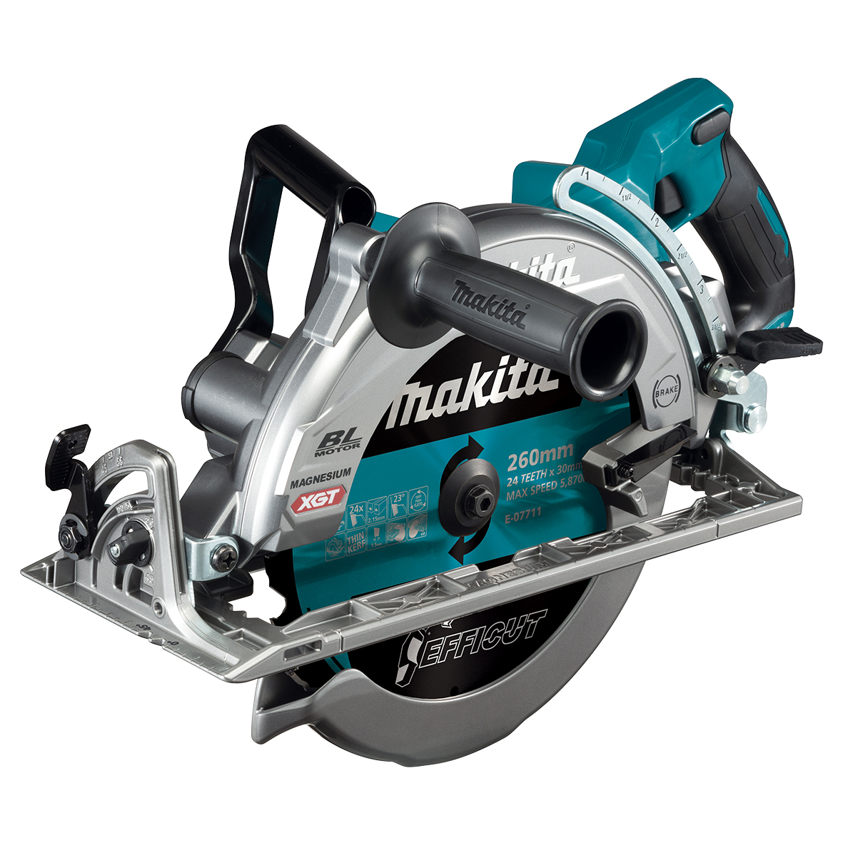 Makita 40V Max 260mm (10-1/4") Brushless Rear Handle Saw (tool only) RS002GZ