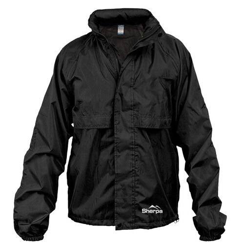 Sherpa Stay Dry Hiker Rain Jacket Black L