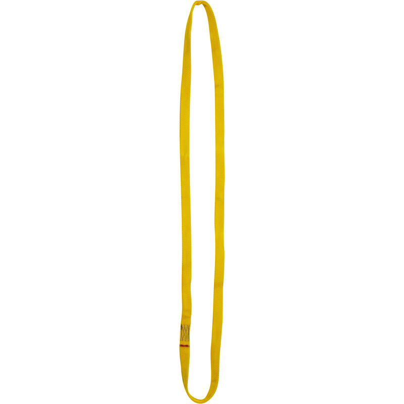 Continuous Loop 25mm Webbing Anchorage Sling 35kN Rated Yellow Hose Strap Size 0.4m