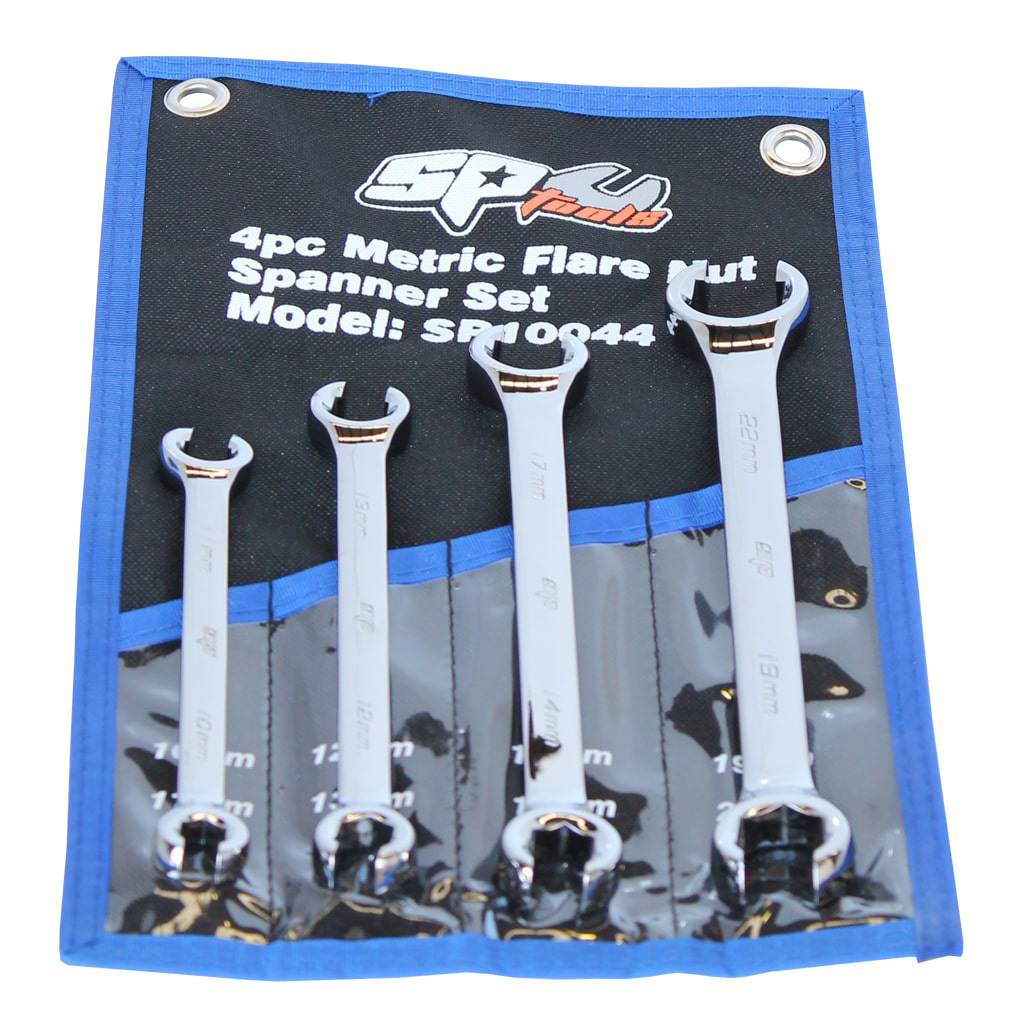 6pc SAE Imperial Flare Nut Spanner Set Fuel Brake and Air Conditioning Lines 