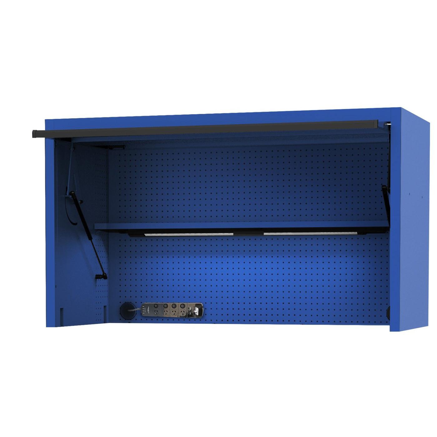 SP Tools 59" USA Sumo Series Wide Power Top Hutch - Blue/Black SP44730BL