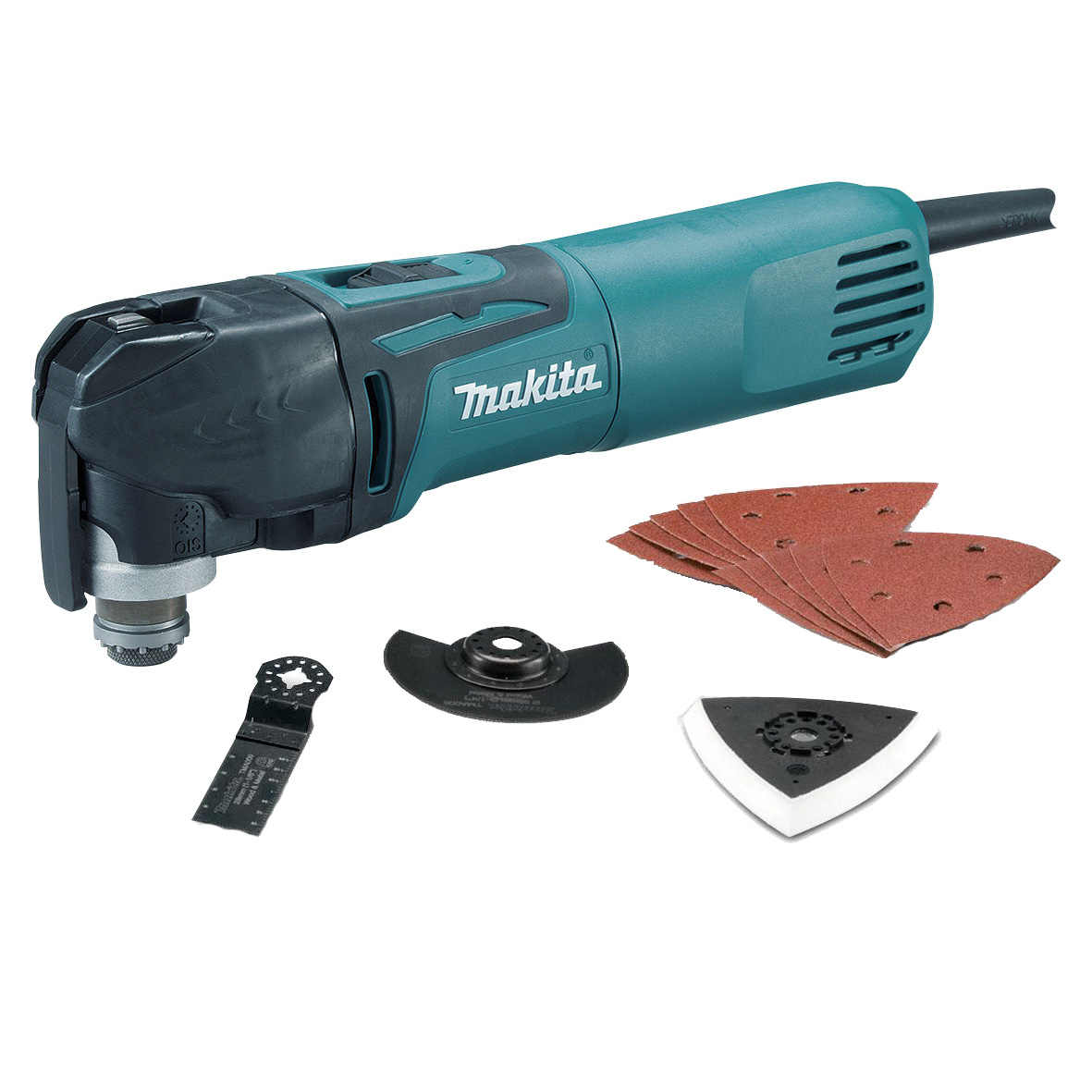 Makita 320W Lever Style Multi Tool with Accessories TM3010CX4