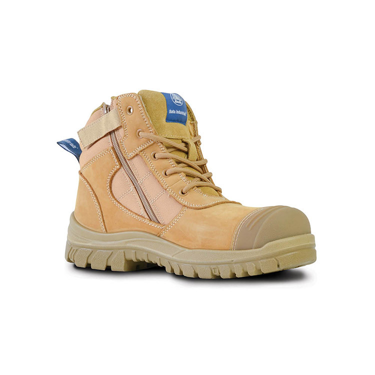 Bata Industrials Zippy Safety Work Boots Wheat Size AU/UK 2 (US 3)