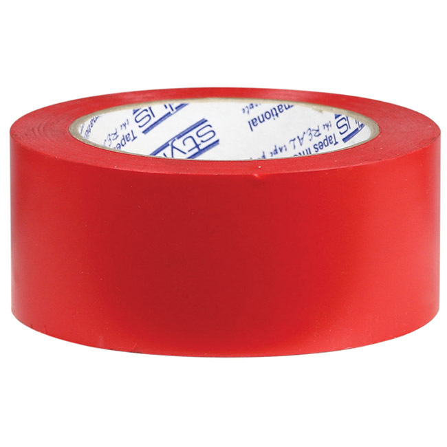 Floor Marking Safety Tape Red/White 48mm x 33meter | tools.com