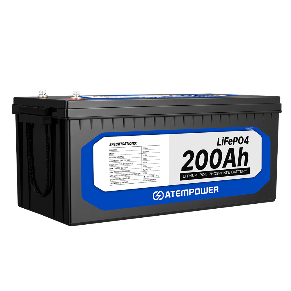 Atempower 12v 200ah Lithium Battery Lifepo4 Phosphate Deep Cycle