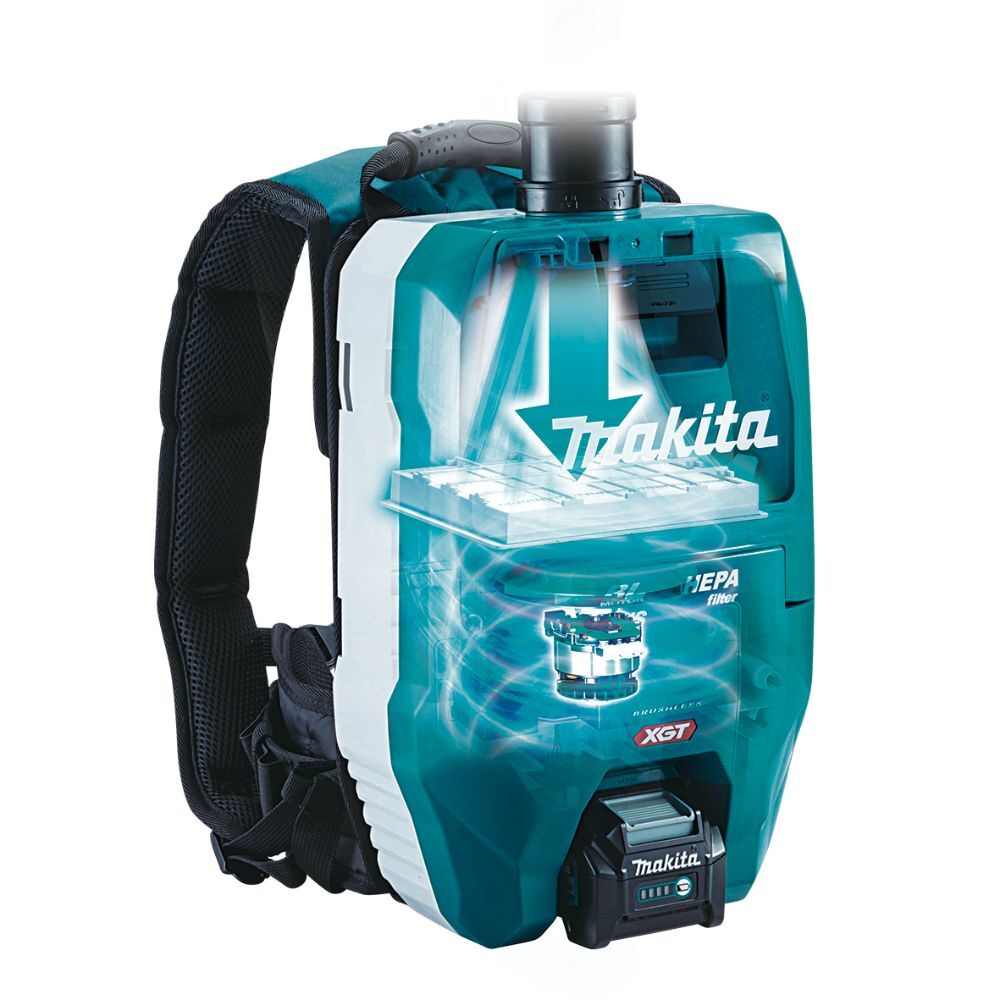 Makita 40V Max Brushless AWS Backpack Vacuum (tool only)