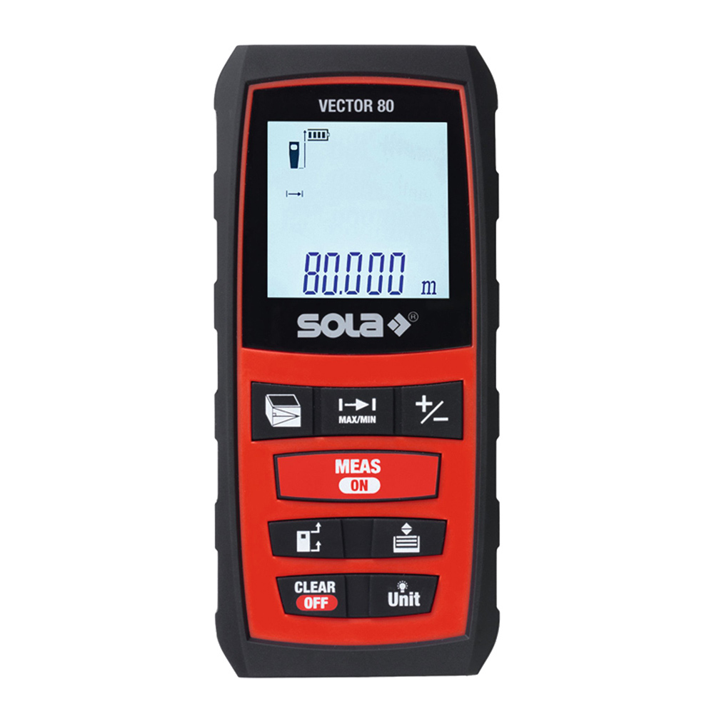 Sola Laser Distance Meter 80m VECTOR80 tools