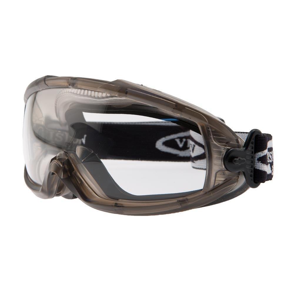 Garrison Goggle Foam Bound Grey Frame Clear Premium A/F Lens