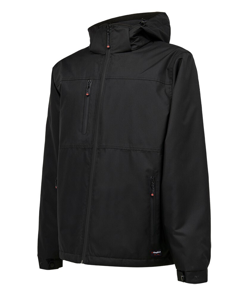 KingGee Mens Insulated Jacket Colour Black Size 2XS