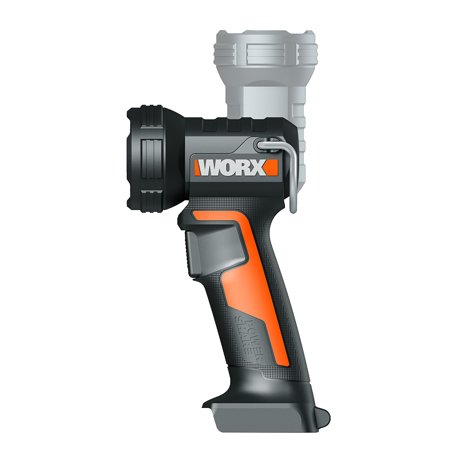 WORX 20V Cordless LED Torch Skin (POWERSHARE Battery Charger not