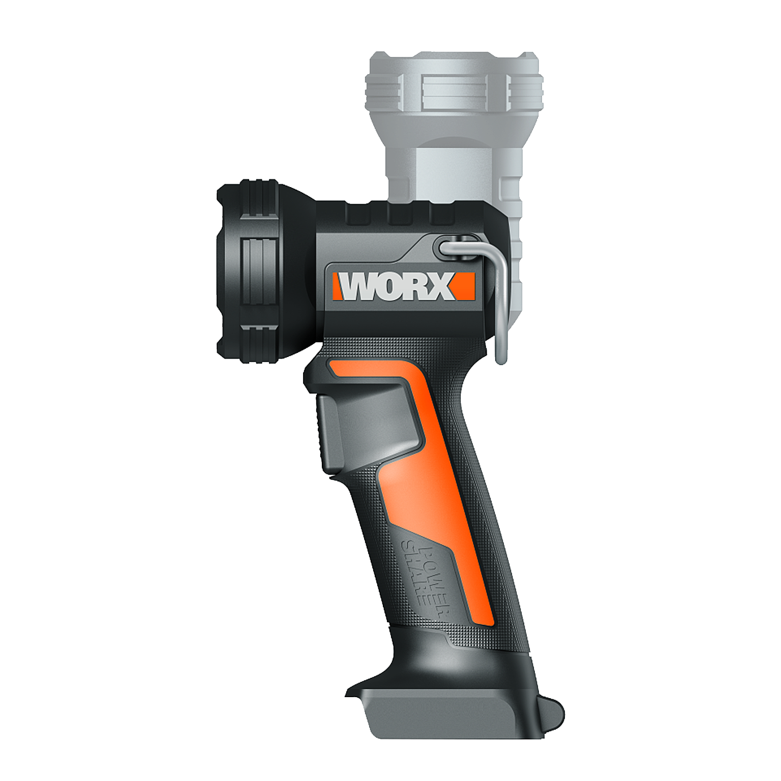 WORX 20V Cordless LED Torch Skin (POWERSHARE Battery Charger not
