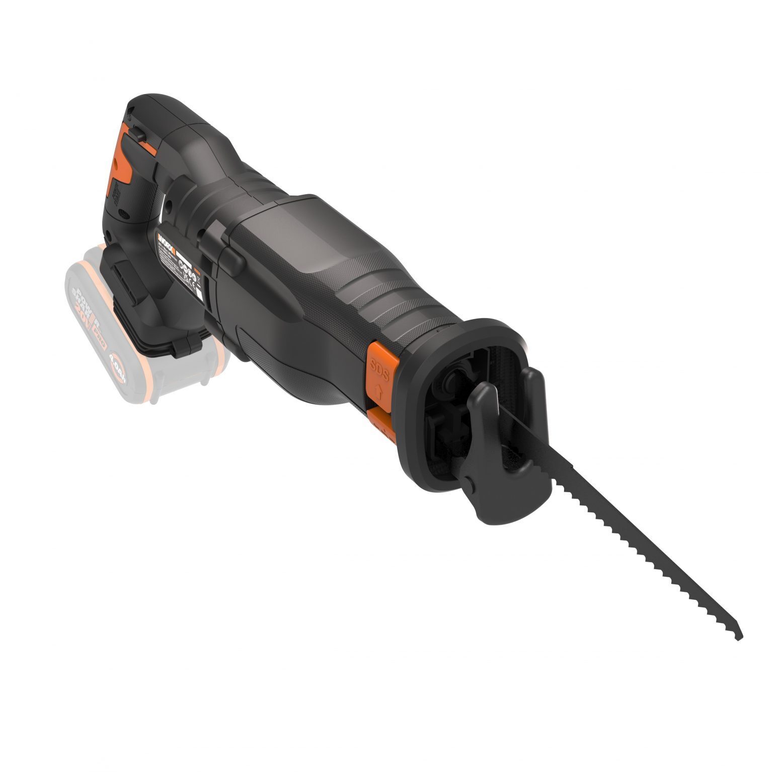 WORX 20V Cordless Brushless Reciprocating Saw Skin (POWERSHARE Battery  Charger not incl.) - WX516.