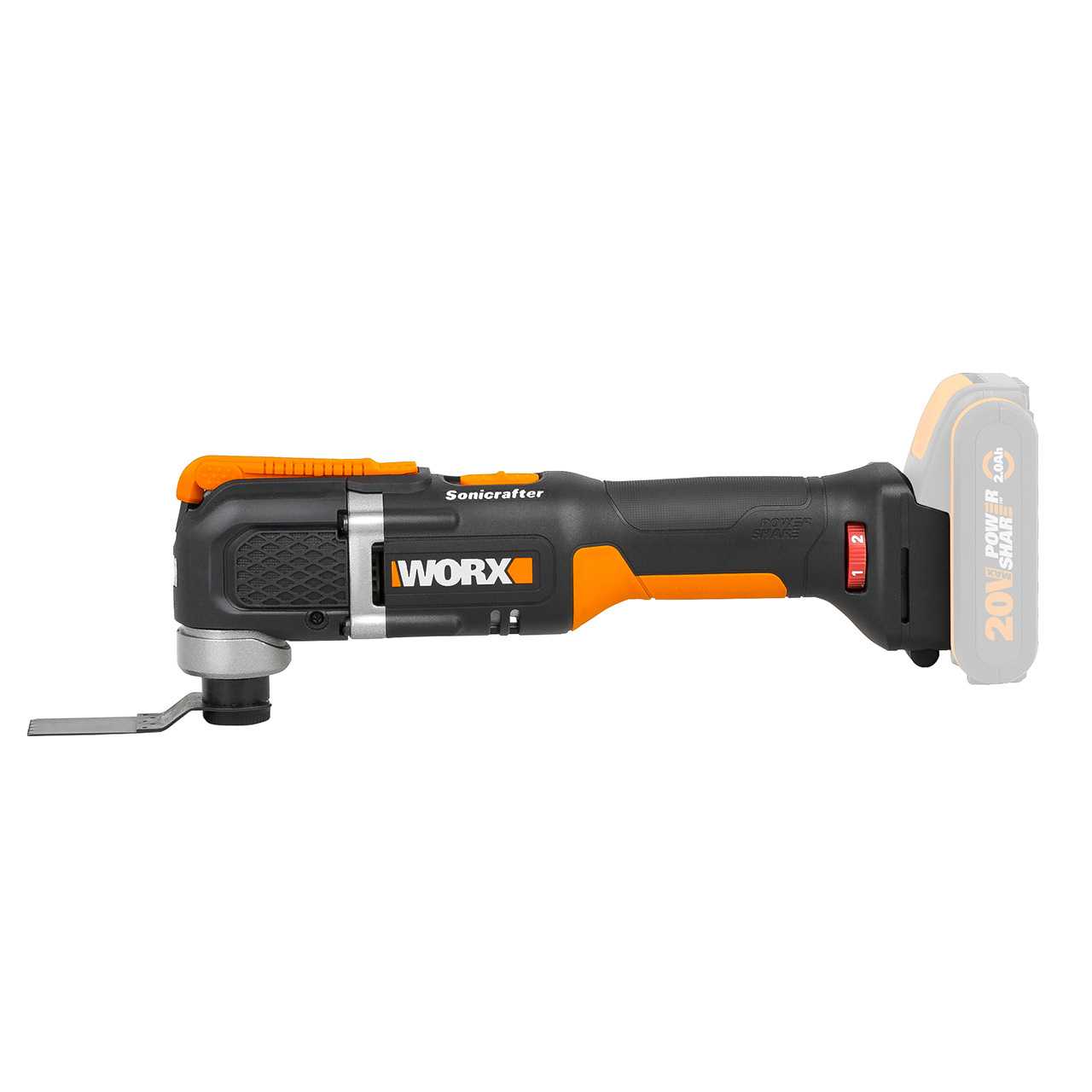 Worx Power Share 20-Volt Cordless Oscillating Tool with Universal