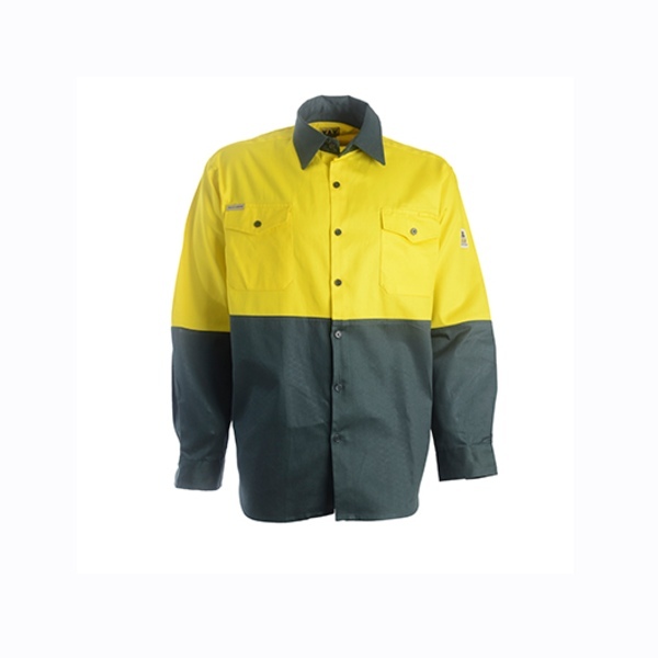 GLOBREEZE Lite Hi-Viz Long Sleeve Shirt Yellow/Green XS
