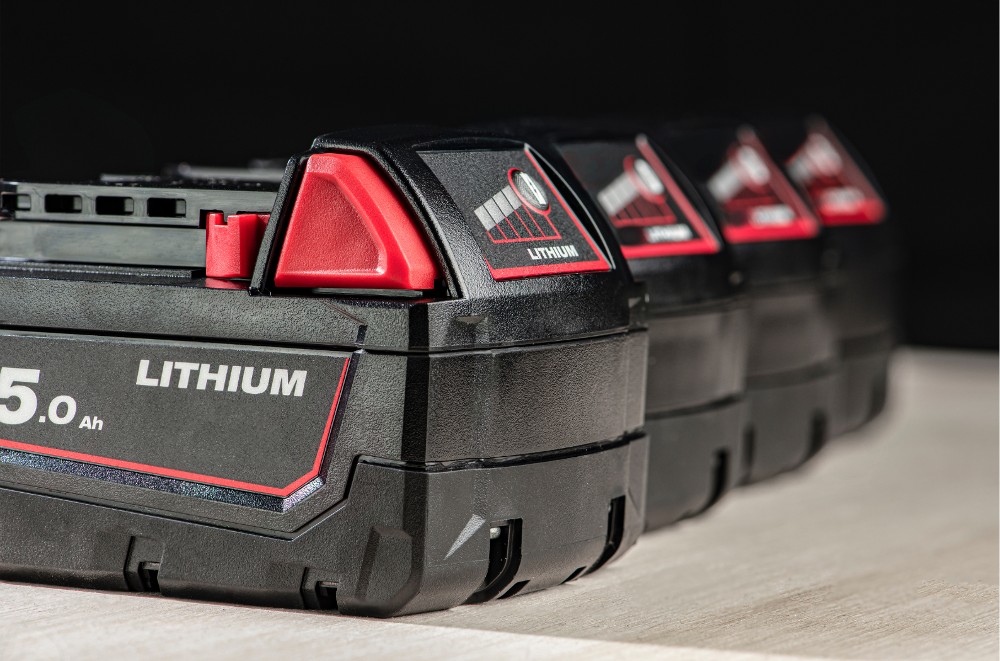 Charging lithium tool batteries
